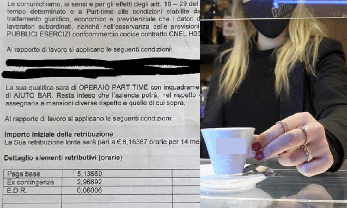 Mille euro al mese, lavoro full time da barista No. Non faccio la serva. Le condizioni del contratto-truffa, la storia