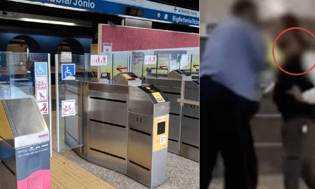 Non fermi quelli senza biglietto in metro Addetto Atac Ruba pure tu, non mi importa, il video