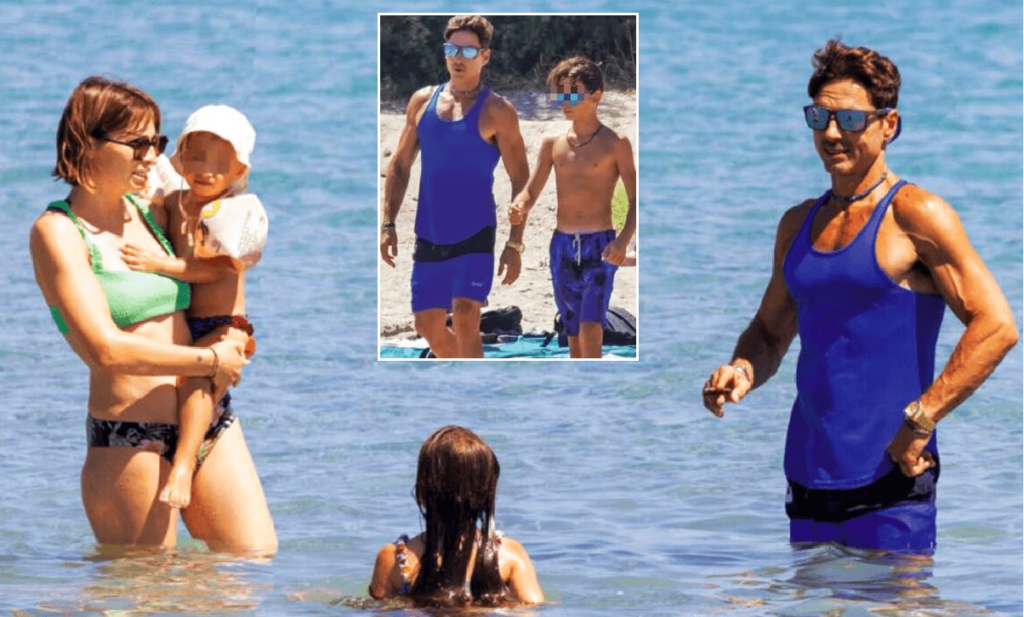 Pier Silvio al mare con la famiglia (FOTO) Fisico mostruoso, ci sono la Toffanin e i figli, gli scatti