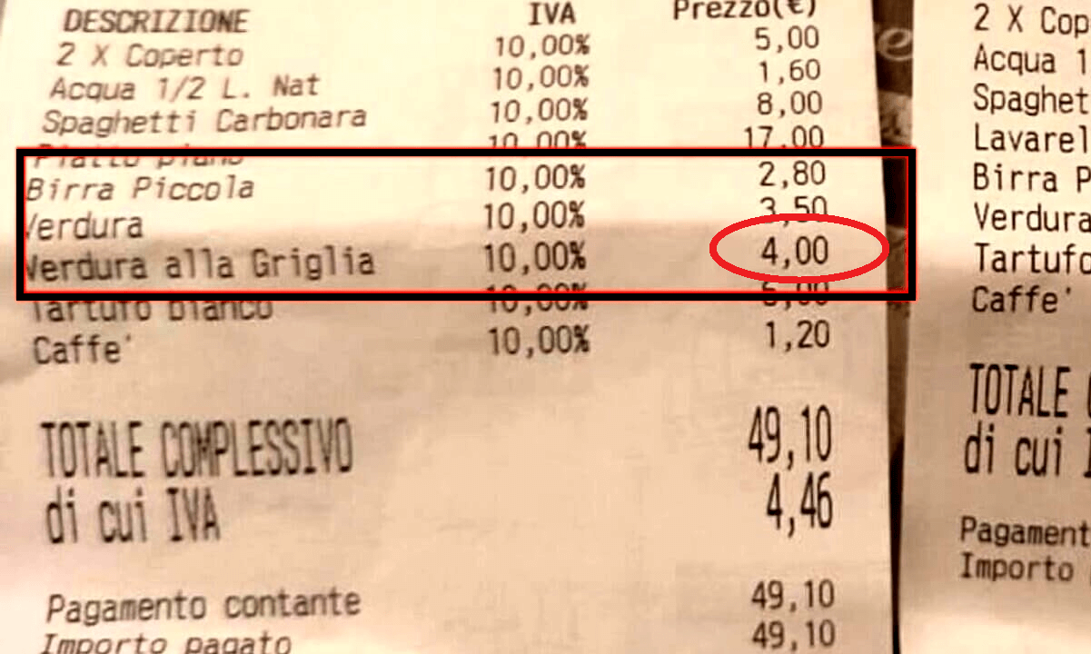 Un piatto in più sullo scontrino e scoppia la rissa Chiamate i carabinieri!, necessario l'intervento delle forze dell'ordine