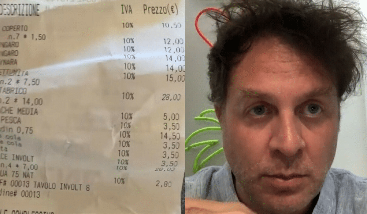 Il giornalista, controcorrente, dice la sua raccontando della cena a Bormio da 169 euro