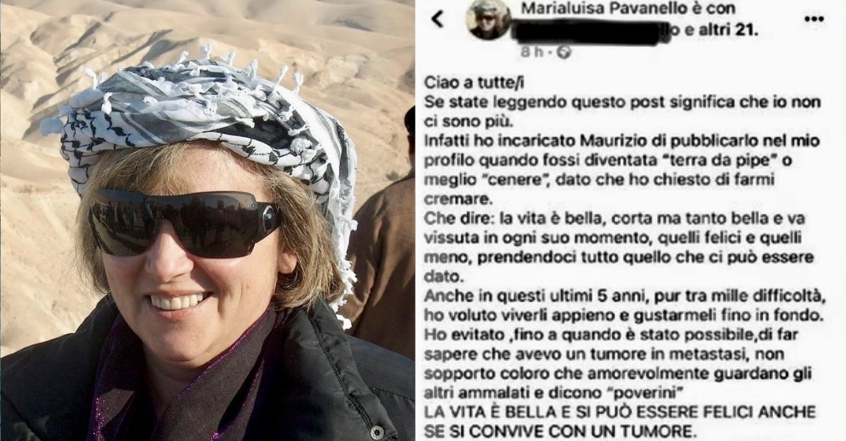 Marialuisa Pavanello muore dopo una lunga battaglia contro il tumore durata 5 anni
