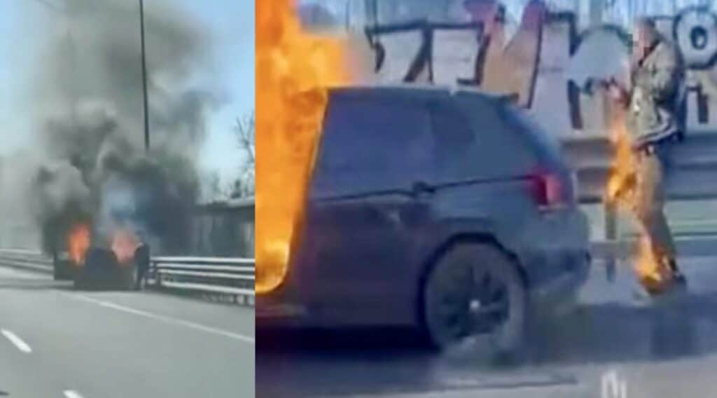 filmò l’agonia di un uomo in fiamme senza fermarsi: accusato di omissione di soccorso a Roma