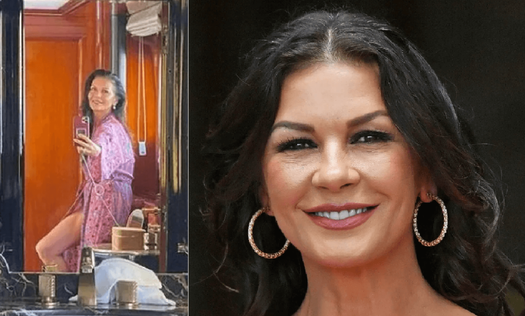 I capelli bianchi di Catherine Zeta-Jones a quasi 54 anni (FOTO) i social la amano
