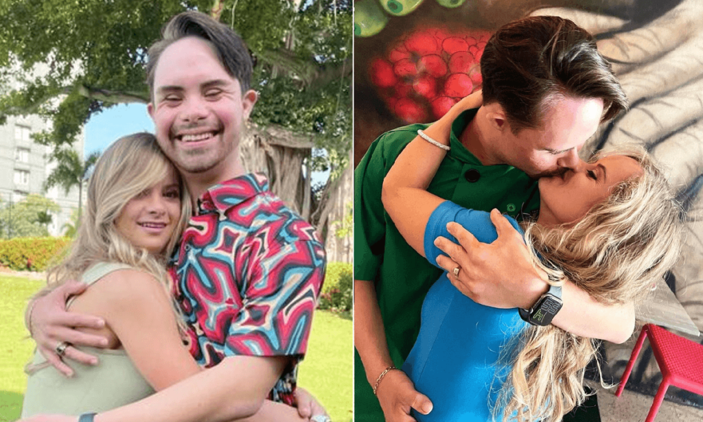 Modella di Victoria's Secret e il partner con la sindrome di Down L'amore non ha limiti