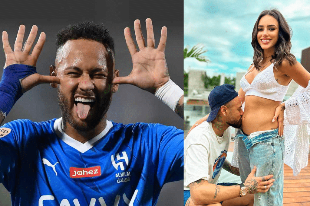 O Ney non è nuovo a questo clamore. E la risposta della sua compagna, la modella brasiliana Bruna Biancardi, non si fa attendere