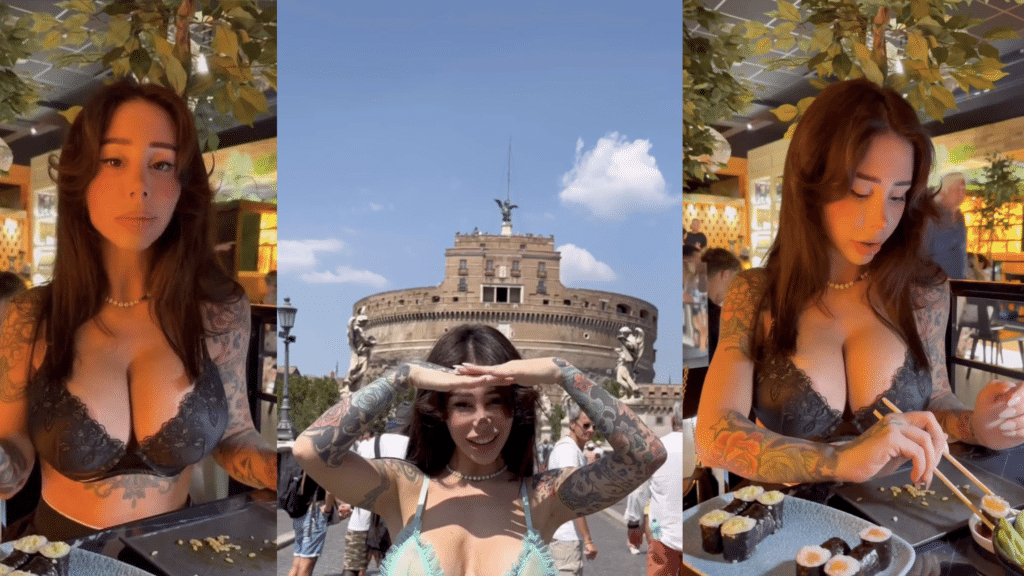 Lo scorso mese, in alcuni scatti, portava "al guinzaglio" Rosa Chemical in giro per Milano