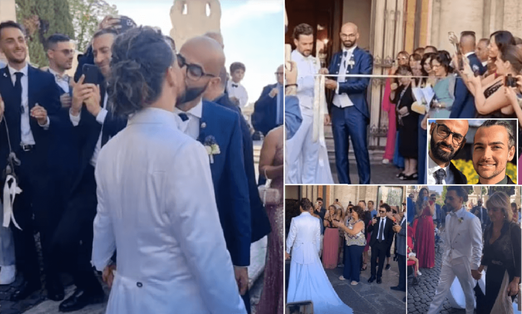 Valerio Scanu e Luigi Calcara sposi, il VIDEO e le FOTO del matrimonio