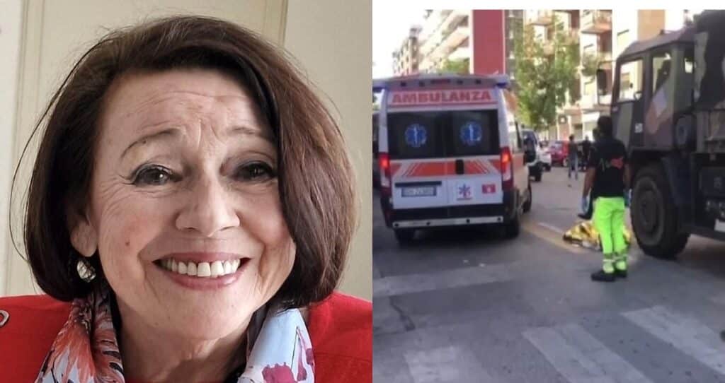 Investita camion esercito