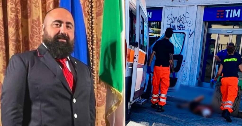 Vito Carrasi salva donna picchiata alla stazione di Bari