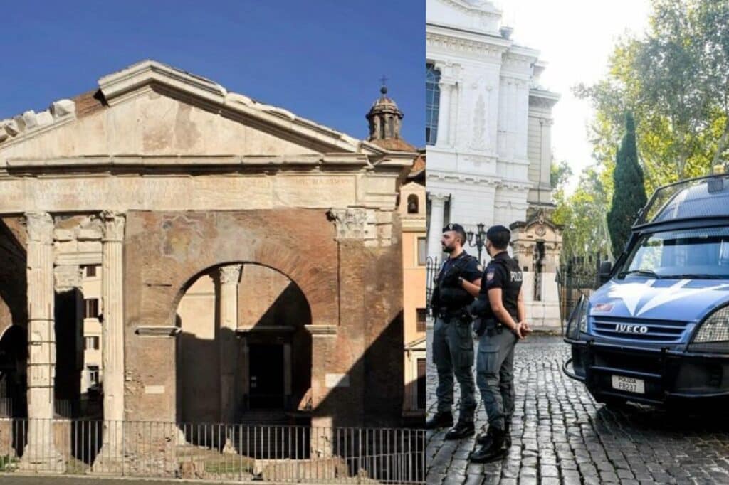 L'allarme a seguito di una telefonata anonima al 112