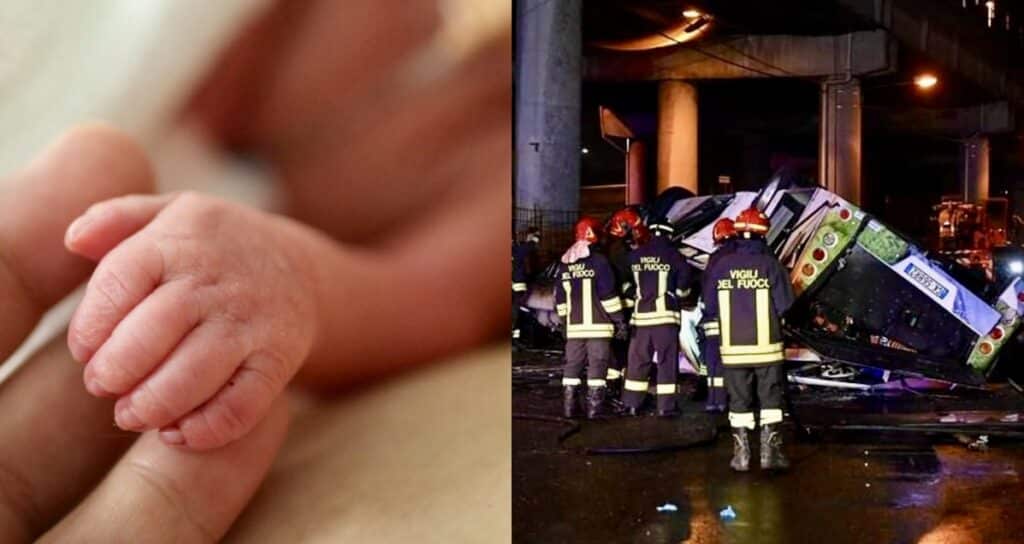 “Miracolo” nell’inferno di Mestre, bimbo di pochi mesi sopravvive all’incidente