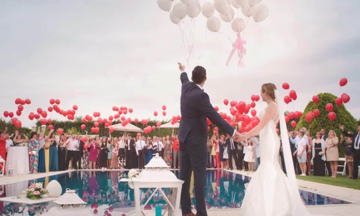 Il weekend scorso alla fine del ricevimento di nozze di una coppia olandese