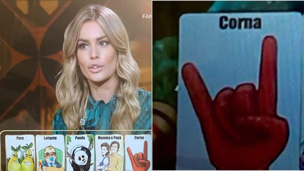 Le "corna" che voleva tenersi ben strette non le hanno portato una così grande fortuna, visto che è stata la prima ad essere eliminata