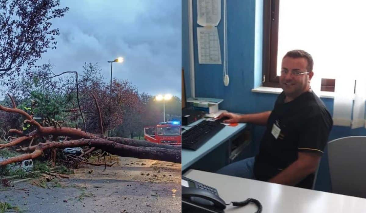 morto automobilista 40enne albero crollato