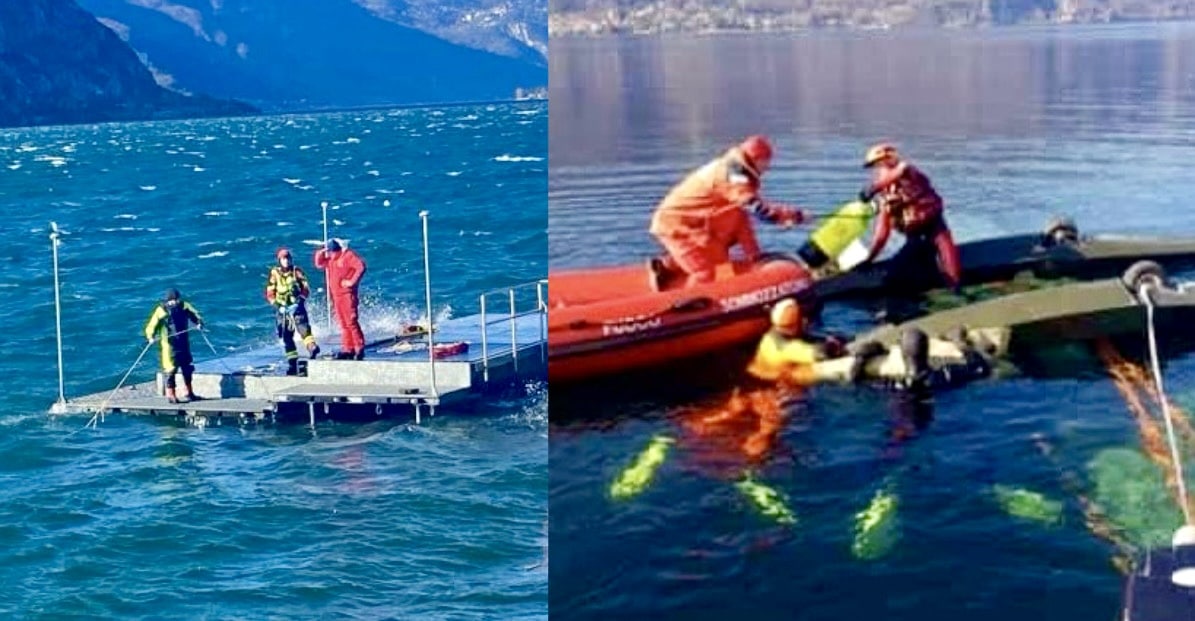 Ritrovato il 13enne caduto nel lago di Como