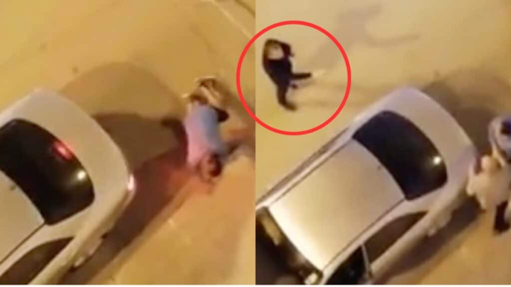 Foggia, finge di essere investito da un anziano: il video