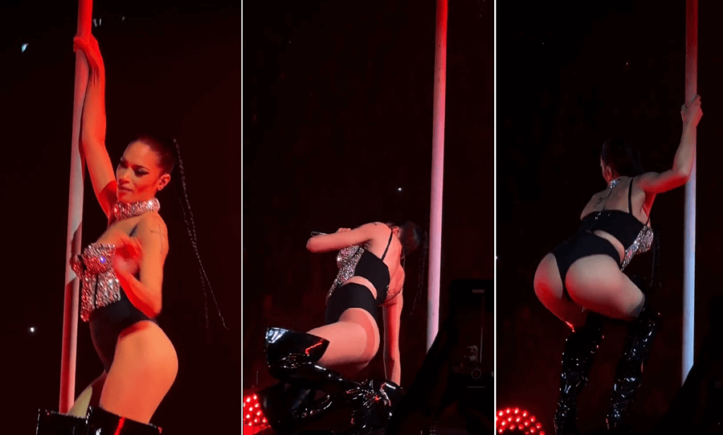 Elodie, la lap dance da impazzire al concerto di Milano (VIDEO), l'esibizione