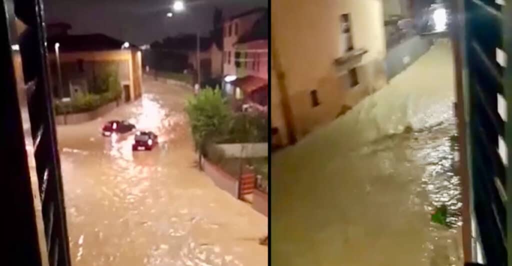 Esondati fiumi in Toscana