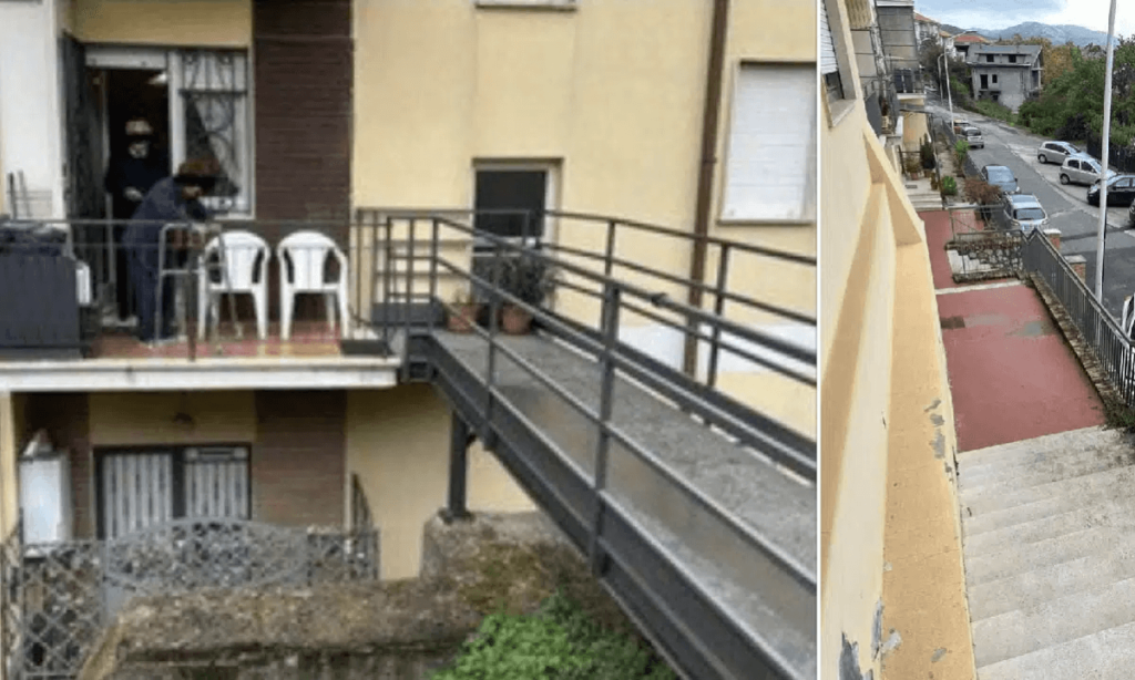 Invalidi 90enni tolgono la rampa disabili: ma i vicini vivono all'estero, il caso prosegue