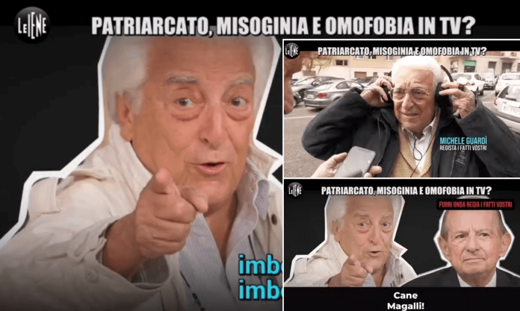 'Magalli cane' insulti choc di Guardì nei fuorionda a Le Iene, l'intemerata