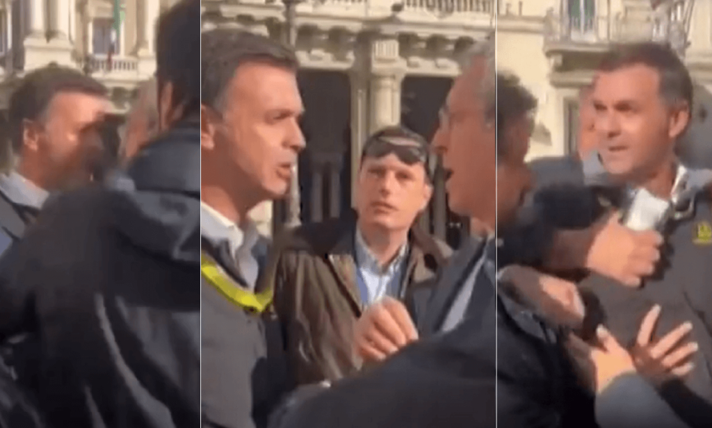 Rissa a Palazzo Chigi l'aggressione del presidente Coldiretti Prandini