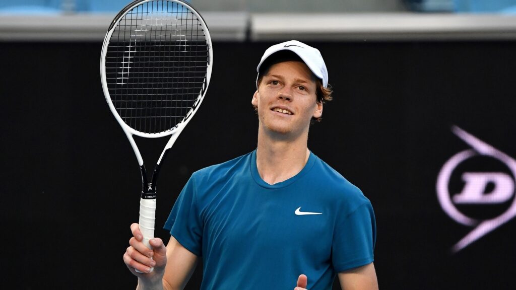 La gaffe durante l'intervista di fine match con Djokovic