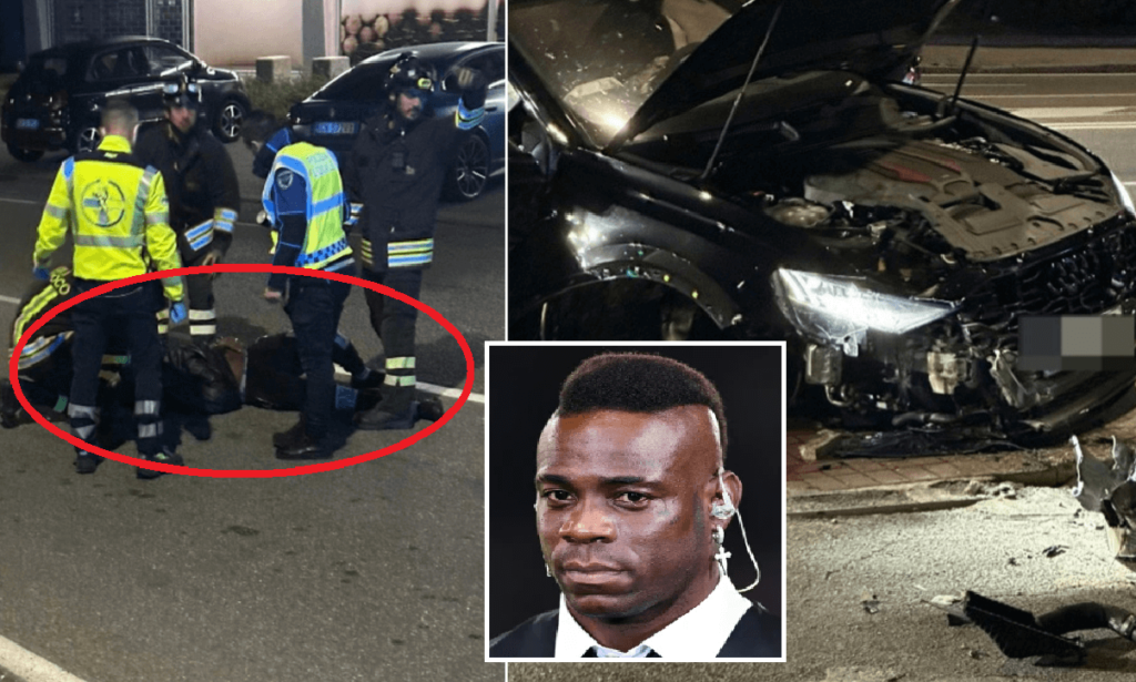 Terribile schianto con l'auto per Mario Balotelli a Brescia come sta