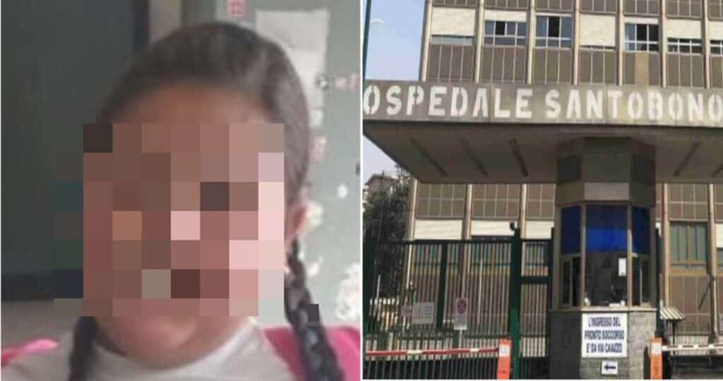 Bimba morta Napoli