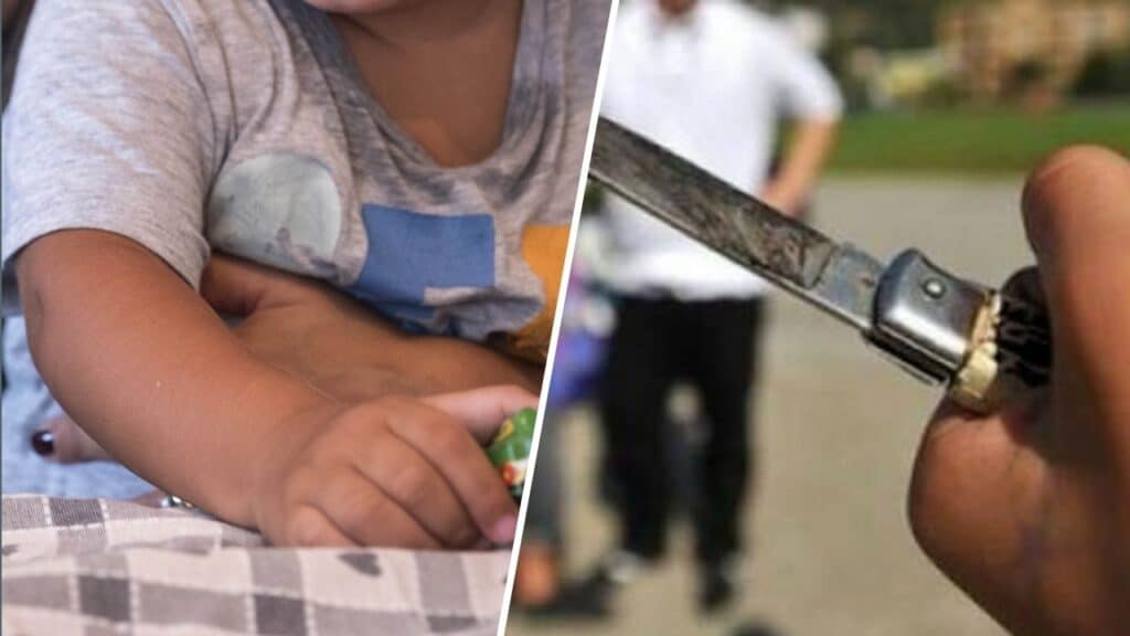 uccide moglie figlia coltellate