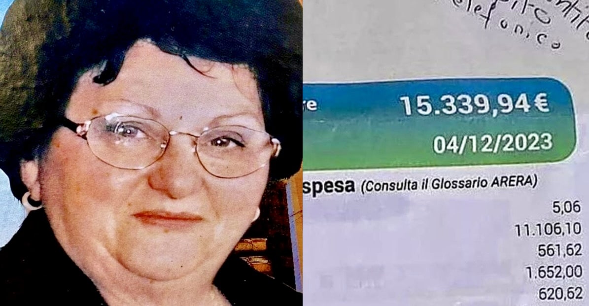 Caterina morta di crepacuore dopo la bolletta da 15mia euro