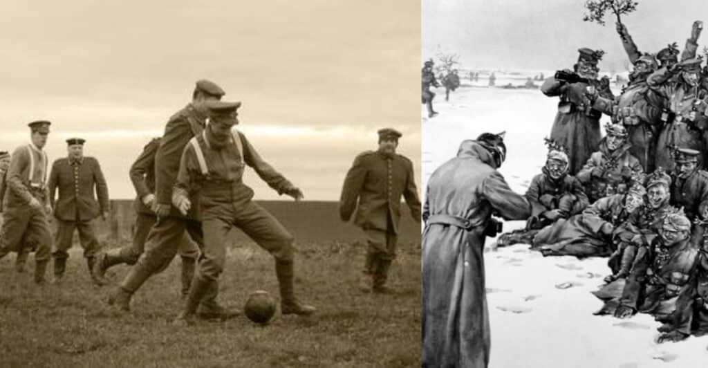 La tregua di Natale, quando i soldati fermarono la Prima Guerra Mondiale per giocare a calcio