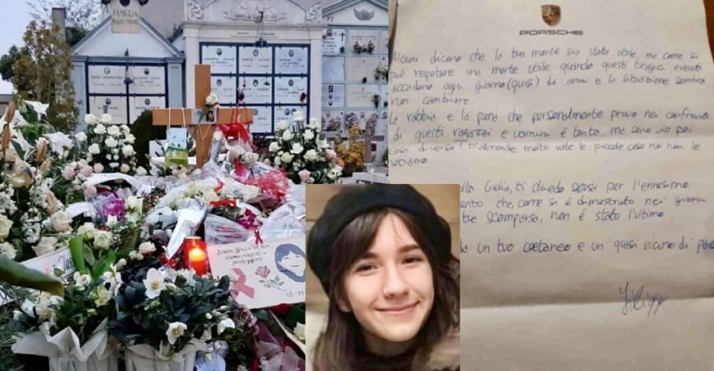 Lettera a Giulia Cecchettin: "Scusami"