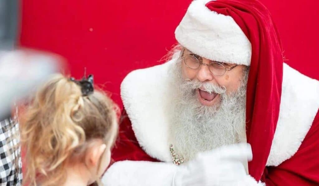 Babbo Natale dirigente piangere bambini