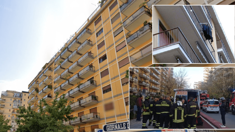Bimbo cade dal sesto piano il papà si lancia, lo salva e muore, la tragedia