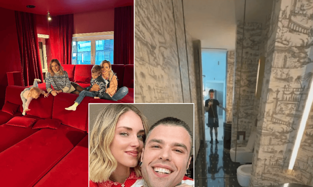 Fedez-Ferragni, il video della diretta Instagram con tour della casa, il filmato