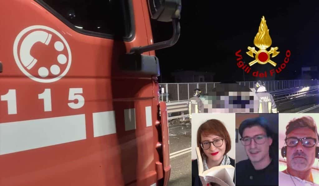 Nel violentissimo scontro le vetture hanno preso subito fuoco