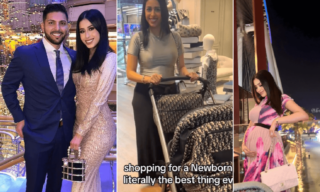 Influencer moglie di milionario compra passeggino Dior da 8mila€, il filmato