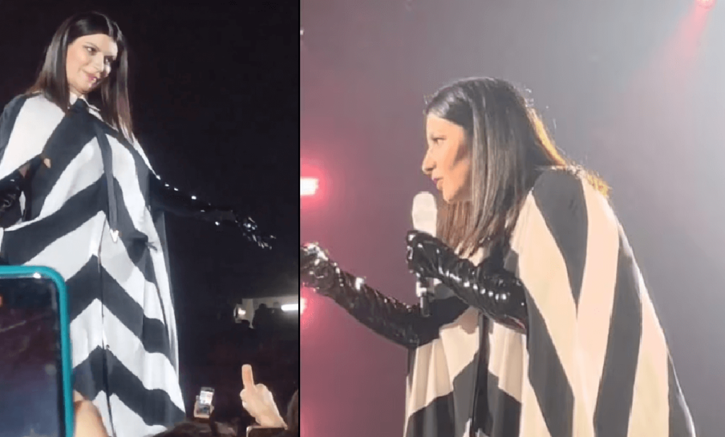 Non sopporta Laura Pausini, lei Ti ho fatto la uallera alla pizzaiuola