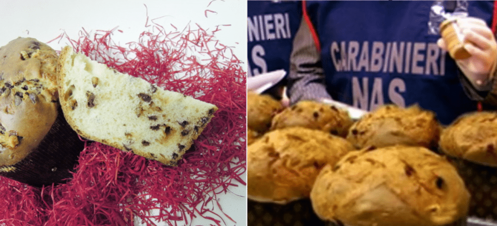 Sequestro di dolci natalizi: insetti nei panettoni