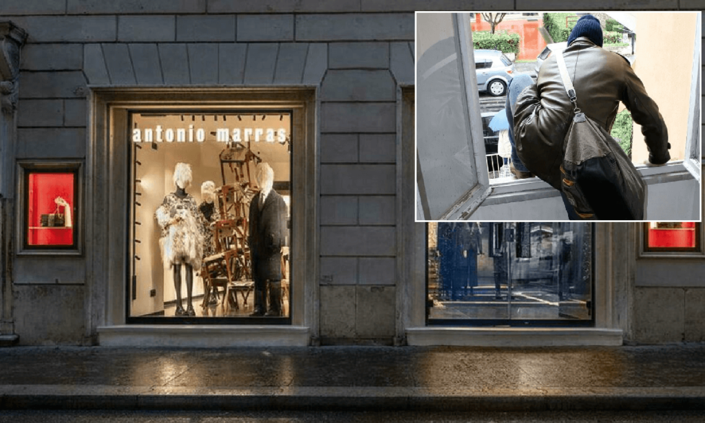 Torino ladro rapina una boutique, ma trova solo 70 centesimi, la ricostruzione
