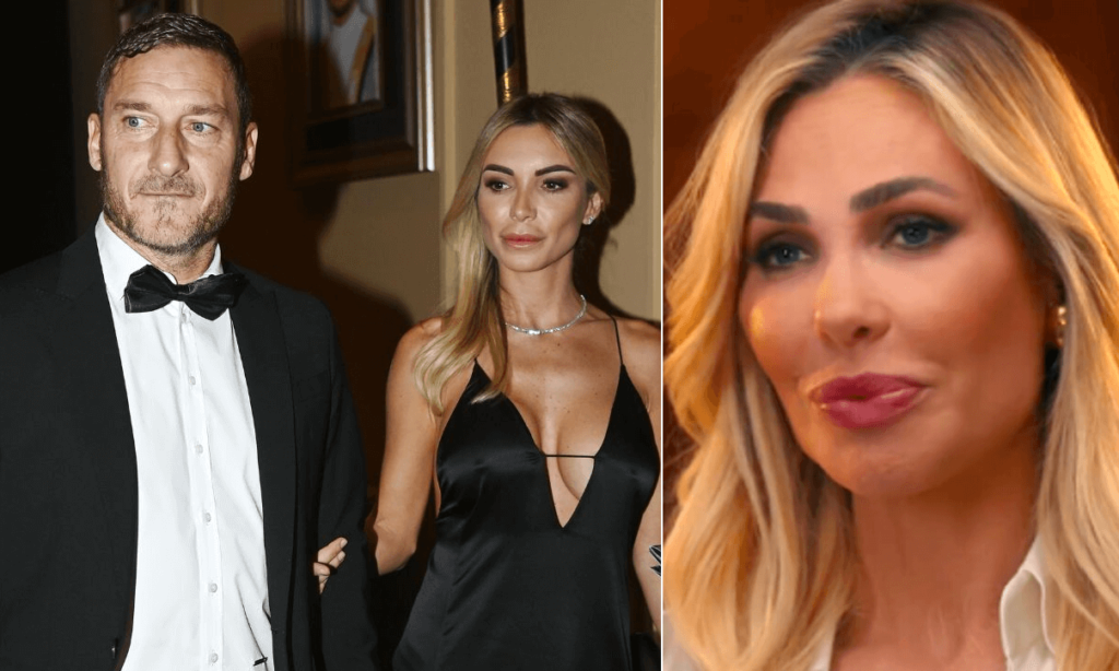Totti vuole un figlio da Noemi Bocchi, la reazione di Ilary Blasi sui social
