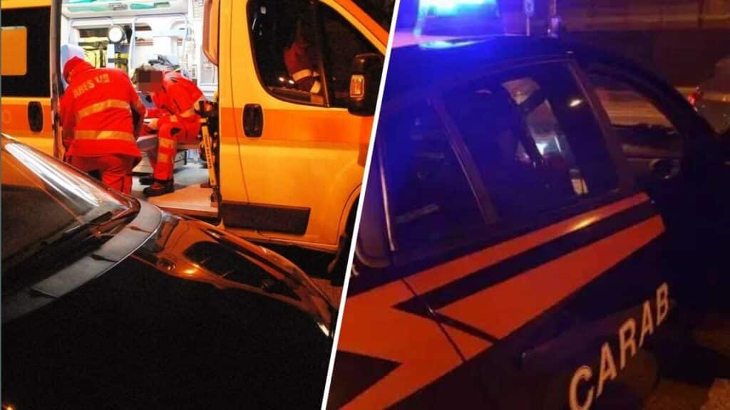 donna strada testa fracassata