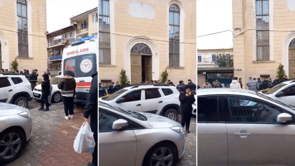 Morto chiesa Istanbul