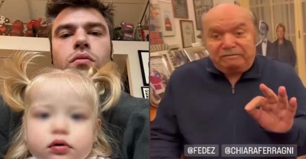 Fedez rimprovera Vittoria e Lino Banfi risponde su Instagram