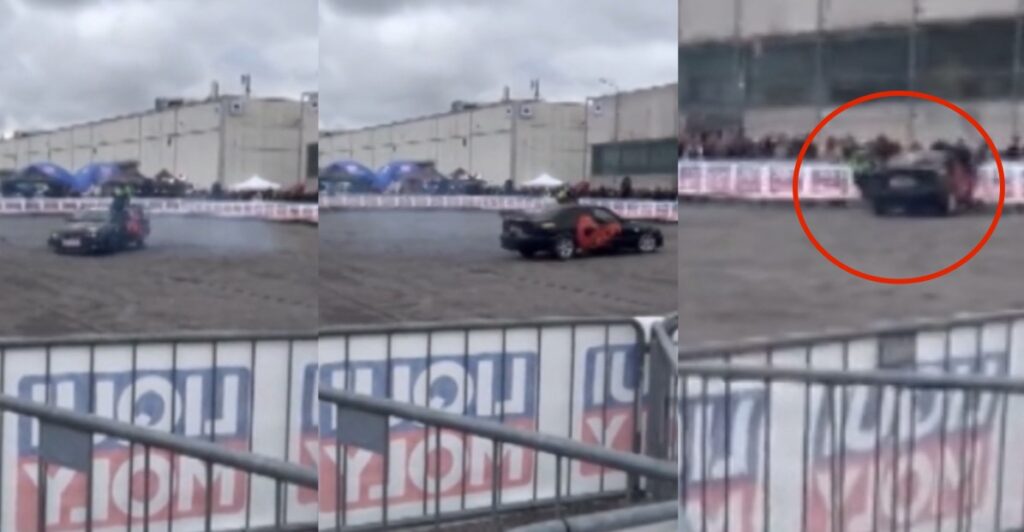 L'auto travolge gli spettatori al Motor Bike Expo di Verona