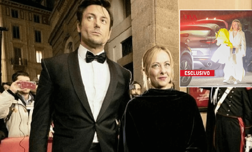 Andrea Giambruno al compleanno di Giorgia Meloni le FOTO della serata