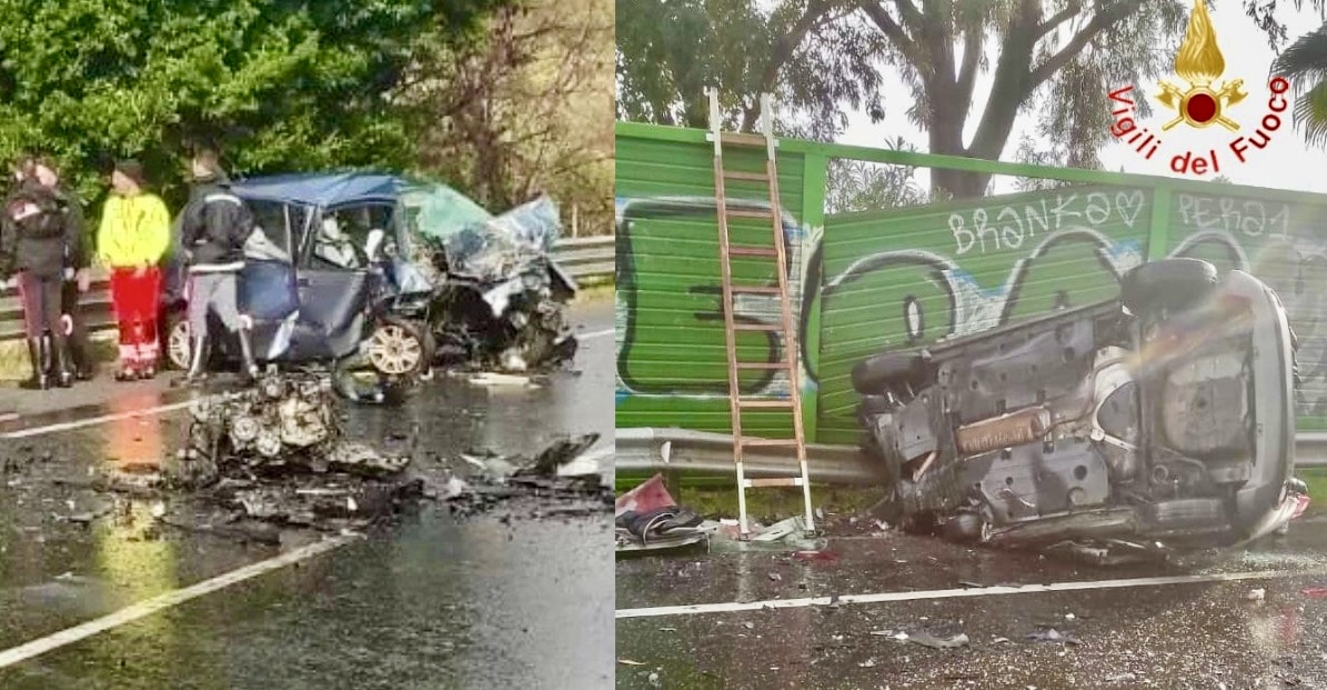 Frontale tra 2 auto sulla statale: 4 morti in Calabria