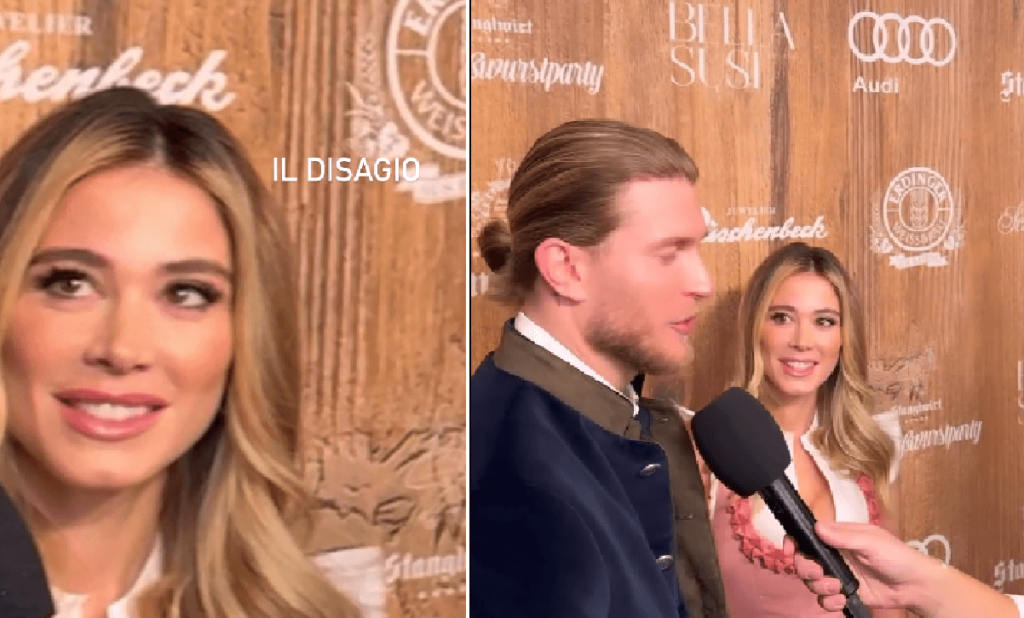 Diletta Leotta a disagio quando parla Loris Karius l'intervista gaffe al portiere