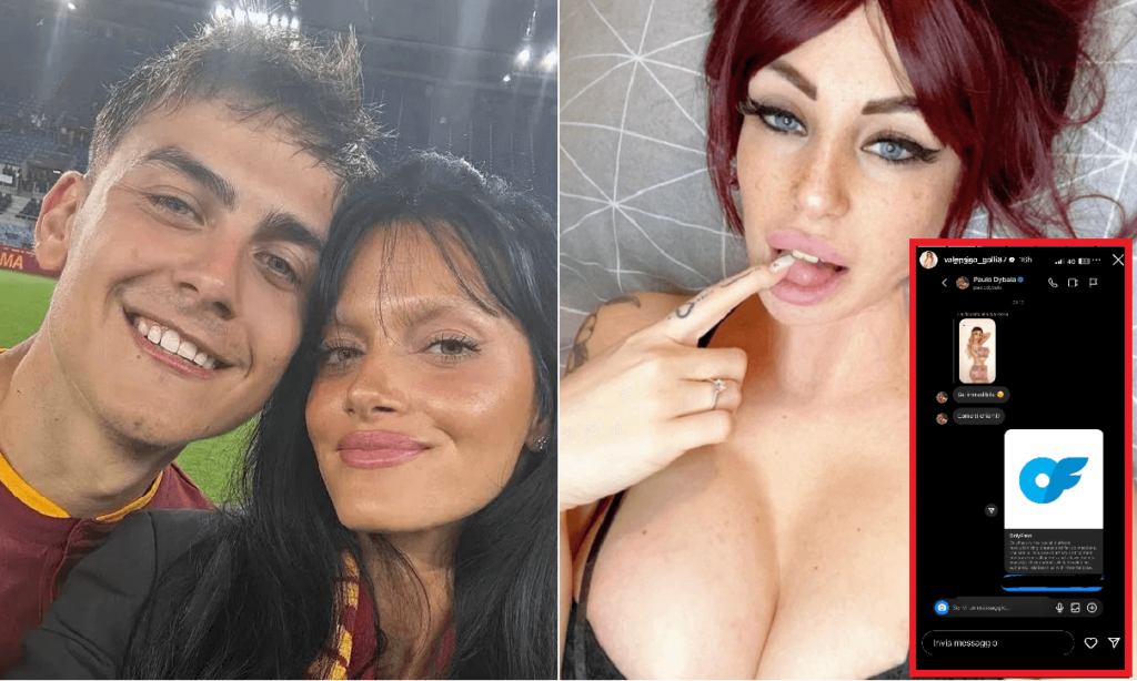 Dybala presto sposo, ma una modella OnlyFans pubblica le chat sui social